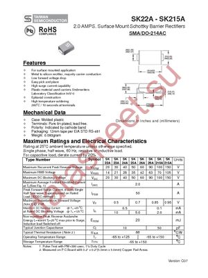 SK24A datasheet  